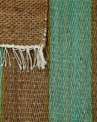 Multicolored Jute Pitloom Plain Carpet by Carpet Plus 4