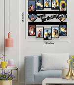 PrintStory Personalized Happy Birthday Wall Hanging Photo Frame with 12 Favorite Pictures