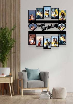 PrintStory Personalized Happy Birthday Wall Hanging Photo Frame with 12 Favorite Pictures 3