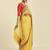 Laxmipati Chiffon Yellow Saree With Unstitched Blouse