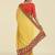 Laxmipati Chiffon Yellow Saree With Unstitched Blouse