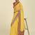 Laxmipati Chiffon Yellow Saree With Unstitched Blouse
