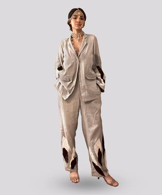 Silver genn co ord set 1