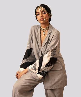 Silver genn co ord set 4