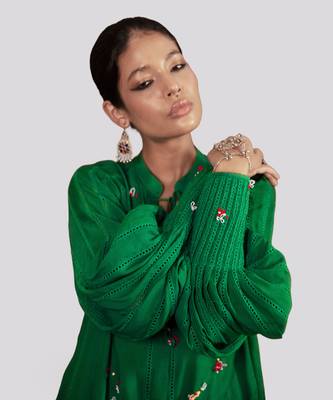 Green shuri co ord set 4