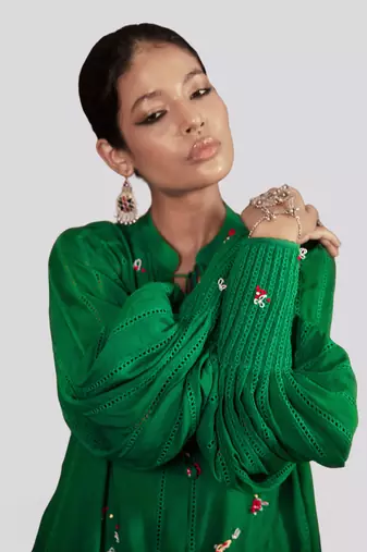 Green shuri co ord set
