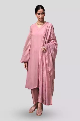 Blush pink annika kurta set
