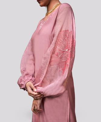 Blush pink annika kurta set 5