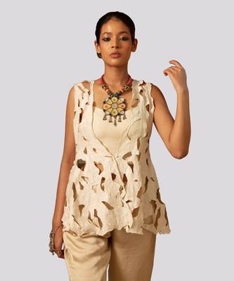 Ivory leiya reversible jacket 4