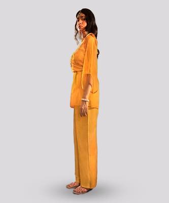 Yellow edna jacket set 2