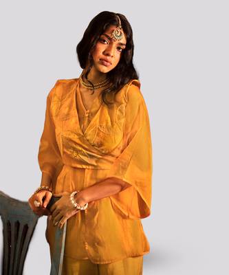 Yellow edna jacket set 4