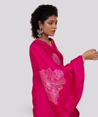 Hot pink zuri kurta set 4