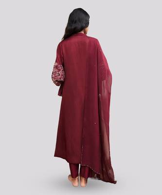 Wine eshe kurta set 3