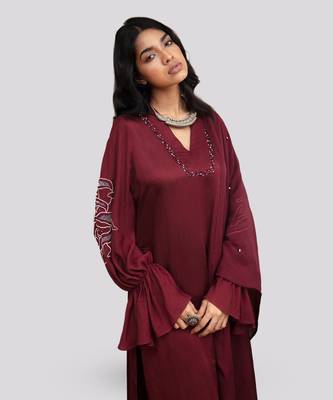Wine eshe kurta set 4