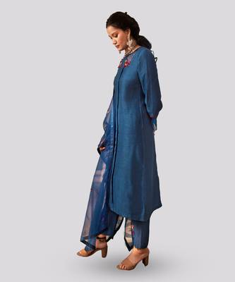 Cobalt blue anessa kurta set 2