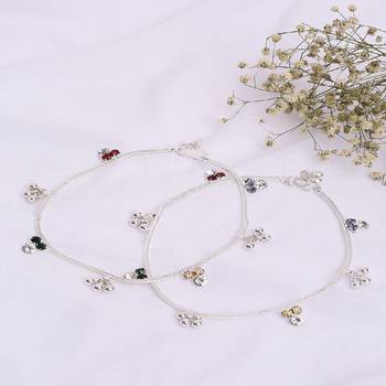 german sliver payal for girls 1