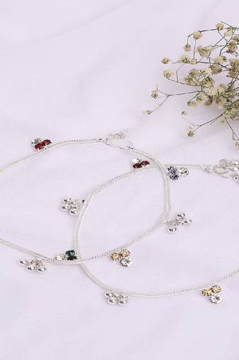 german sliver payal for girls