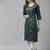 Aarika womens rama color cotton printed kurti
