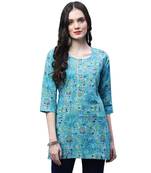 Cotton printed casual kurti