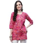 Cotton printed casual kurti