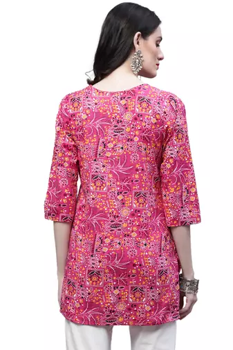 Cotton printed casual kurti