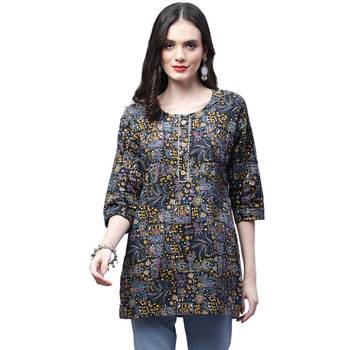 Cotton printed casual kurti 1