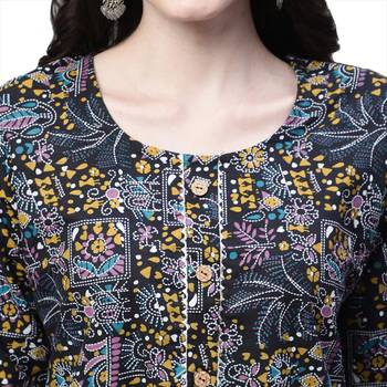 Cotton printed casual kurti 5
