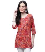 Cotton printed casual kurti
