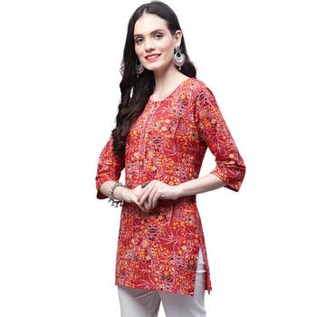 Cotton printed casual kurti 3