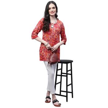 Cotton printed casual kurti 4