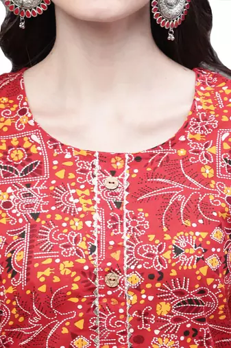 Cotton printed casual kurti