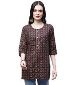 Cotton printed casual kurti