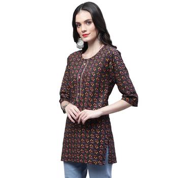 Cotton printed casual kurti 3