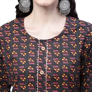 Cotton printed casual kurti 5