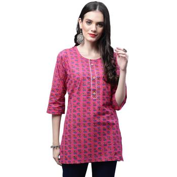 Cotton printed casual kurti 1