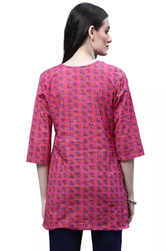 Cotton printed casual kurti