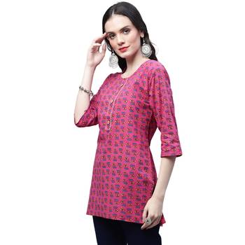 Cotton printed casual kurti 3