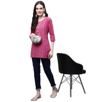 Cotton printed casual kurti 4