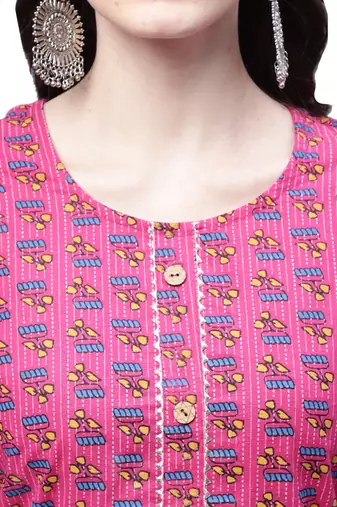 Cotton printed casual kurti