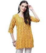 Cotton printed casual kurti