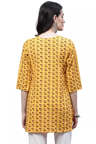 Cotton printed casual kurti