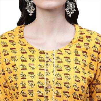 Cotton printed casual kurti 5