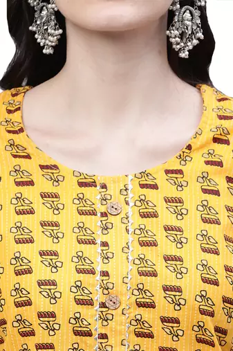 Cotton printed casual kurti