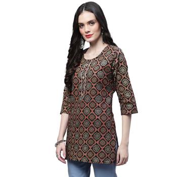Cotton printed casual kurti 3