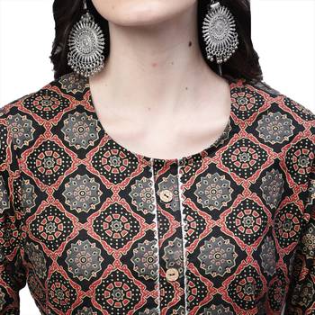 Cotton printed casual kurti 5