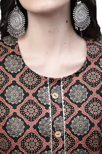 Cotton printed casual kurti