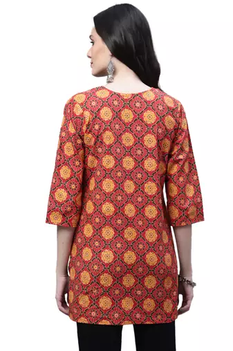 Cotton printed casual kurti