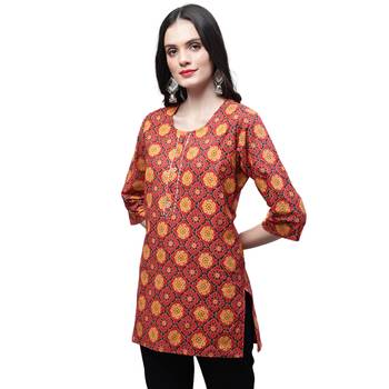 Cotton printed casual kurti 3