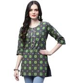 Cotton printed casual kurti