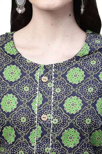 Cotton printed casual kurti